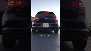 MK7 VW GTI Stock Downpipe To Straight Pipe Revs [upl. by Karub]