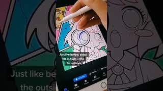 HOW TO MAKE AN OUTLINE on PROCREATE for iPad TUTORIAL [upl. by Nirro]