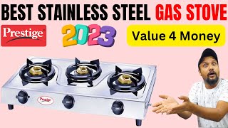 Stainless Steel 3 Burner Gas Stove ReviewButterfly Matchless GasStoveBest Steel Gas Stove in India [upl. by Bozuwa663]