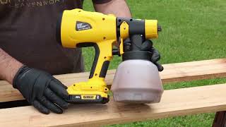 Revolutionary HVLP Cordless Paint Sprayer  Dewalt Battery Powered  Perfect for Home amp DIY Projects [upl. by Dolhenty]