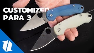 Spyderco Para 3 How to Customize Your Knife  Knife Banter Ep 53 [upl. by Hayden]