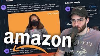 Amazon Running AntiUnion ads ON TWITCH [upl. by Couchman883]