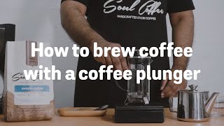 How to Brew Coffee With a Coffee Plunger [upl. by Katleen759]