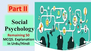 Social Psychology100 Solved MCQS on Social Psychology PartII Explanation in UrduHindi PPSCGRE [upl. by Preuss]