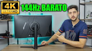 MONITOR 4K COM 144HZ BARATO ANÁLISE COMPLETA SUPERFRAME EPIC 4K [upl. by Merchant849]