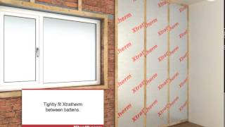 Xtratherm Drylining MF BetweenOver Battens [upl. by Iznekcam]