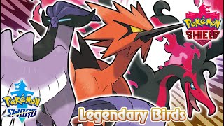 Pokémon Sword amp Shield  Galarians Legendary Birds Battle Music HQ [upl. by Rizan364]