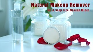 DIY NATURAL MAKEUP REMOVER How To Make MAKEUP WIPES  Oil Free Makeup Remover [upl. by Pauli814]