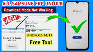 Samsung Frp Bypass 2024Android 1314 New Security 2024 JulyAugust100 Working Solution [upl. by Ruggiero]