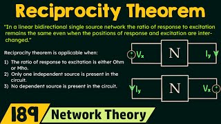 Reciprocity Theorem [upl. by Nyladnek]