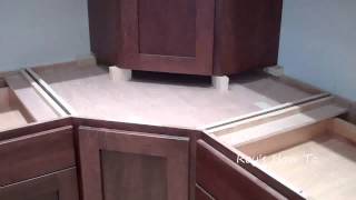 Installing Kitchen Cabinets With Appliance Garage [upl. by Pilar]