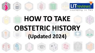 New How to take obstetric history [upl. by Bodwell]