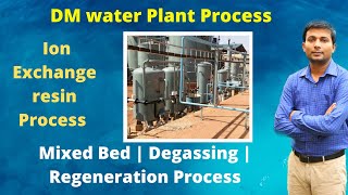 DM water plant process in Hindi  Ion exchange process water treatment  Demineralization Process [upl. by Fergus48]