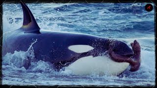 Orca Attacks Unleashing the Power of the Oceans apex predator [upl. by Elocal]