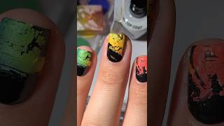 DIY Crackle Polish👀nails nailpolish nailsart nailart nailarttutorial nailtutorial nailtrends [upl. by Selima]