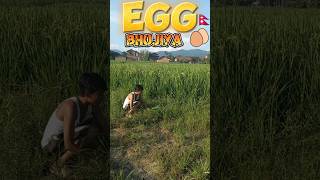 EGG BHUJIYA AFTER COLLEGE 🥚🍜🥵 [upl. by Ystap]