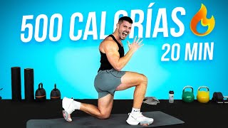 🔥 QUEMA MUCHAS CALORÍAS con este CARDIO HIIT de 20 MIN  Ejercicios en CASA para BAJAR DE PESO [upl. by Rabbi]