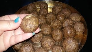 अलसी के लड्डू  alsi ke ladoo recipe in Hindi  flaxseeds ladoo recipe  alsi ki pinni recipe [upl. by Ayinat]