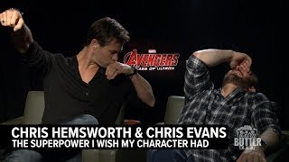 Chris Hemsworth amp Chris Evans  Avengers Endgame Throwback Interview  Extra Butter [upl. by Aivatahs]