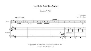 St Annes Reel  Reel de SainteAnne [upl. by Ardnekahs]