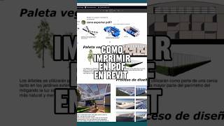 Convierte tu plano a PDF en Revit  Como imprimir un plano pdf en Revit  como crear un pdf en Revit [upl. by Aeki]