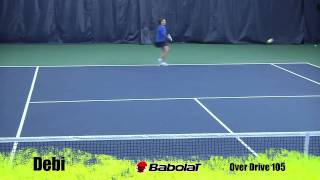 Babolat Over Drive 105  Tennis Express Racquet Review [upl. by Pazice]