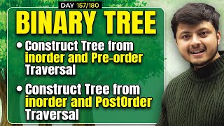 Binary Tree Problems Construct Tree from Inorder amp Preorder  Tree from Postorder and Inorder [upl. by Afaw]