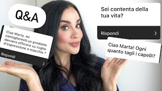 RISPONDO ALLE DOMANDE MAKEUP SKINCARE E PERSONALI [upl. by Ecniuq560]