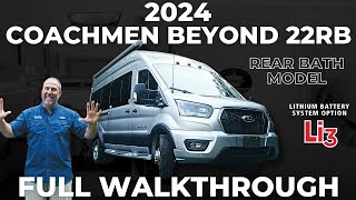 2024 Coachmen Beyond 22RB AWD Class B RV with Li3 Lithium Battery Package FULL WALKTHROUGH [upl. by Aube]