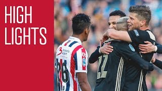 Highlights bekerfinale Willem II  Ajax [upl. by Oidgime]