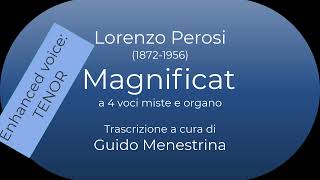 Lorenzo Perosi 18721956  Magnificat Enhanced TENOR voice [upl. by Birkner]