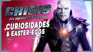 CRISE NAS INFINITAS TERRAS CROSSOVER  EXPLICAÇÃO CURIOSIDADES E EASTER EGGS [upl. by Ardnasela]