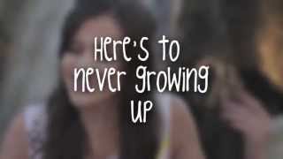 Megan Nicole  Heres To Never Growing Up Lyrics Cover [upl. by Kristopher254]