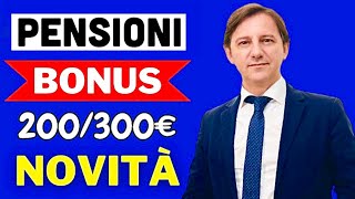 🔴 ULTIMORA PENSIONI 👉🏻 NOVITÀ BONUS 200€ E 150€ ISTRUZIONI INPS NEL MESSAGGIO 1462 💶 💻 [upl. by Blackington]