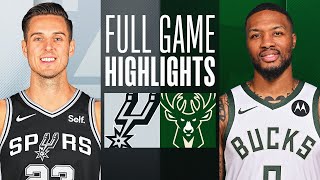 SPURS at BUCKS  FULL GAME HIGHLIGHTS  December 19 2023 [upl. by Mercier]