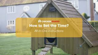 How to Set the Time  ChickenGuard AllinOne [upl. by Roid594]