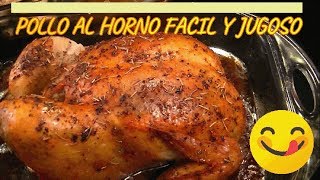 POLLO AL HORNO FACIL Y JUGOSO🐥🐥ALEX Y GABY VLOGSRecetaEconomica [upl. by Lindahl]