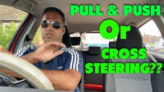 How to Steer a Car Properly  Cross Steering or Pull amp Push Method  mkdrivingacademy [upl. by Luwana]