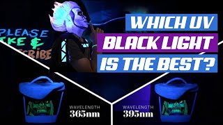 Difference between 365nm and 395nm UV Black Light Flashlights Explained [upl. by Krishnah8]