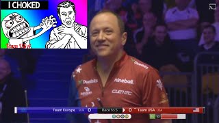 Mosconi Cup SVB Chokes I show him how its done 😁 [upl. by Arsuy]