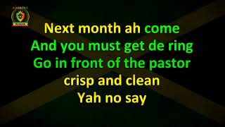 Buju Banton  Browning Karaoke Version [upl. by Ahseikram]