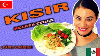 VERITO VLOGS  RECETA TURCA  KISIR  COMIDA TURCA [upl. by Burbank]