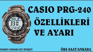 CASIO PRG240 AYAR VE ÖZELLİKLER [upl. by Nies]