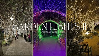 Garden Lights  Atlanta Botanical Garden  Holiday Lights  Christmas Lights Part Two [upl. by Rodrick]