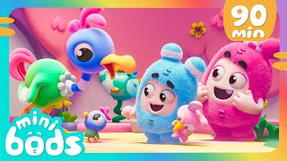 Lulu Makes an EGGcellent New Friend  🌈 Minibods 🌈  Preschool Cartoons for Toddlers [upl. by Schwitzer]