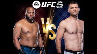 UFC DANIEL quotDCquot CORMIER VS STIPE MIOCIC HEAVYWEIGHT CHAMPIONSHIP FIGHT ON LEGENDARY DIFFICULTY [upl. by Yrolg]