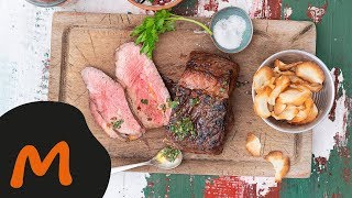 Entrecôte de bœuf avec chimichurri – Recette Migusto [upl. by Haroun158]