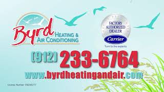 Carrier Factory Authorized Dealer in Savannah  Byrd Heating amp Air Conditioning [upl. by Cacilie]