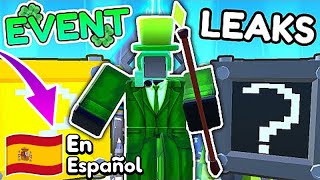 ✨ Leaks ✨  🍀🌈LA ACTUALIZACIÓN de SAN PATRICIO🧝‍♂️ Toilet Tower defense En español [upl. by Thordia]