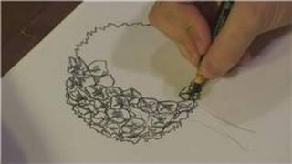 Drawing Plants amp Flowers  How to Draw Hydrangeas [upl. by Euqimod]